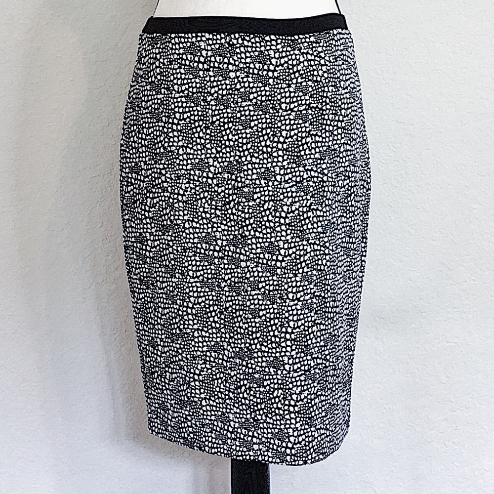 NWT Calvin Klein Pencil Skirt black and wh…